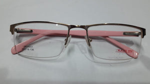 Metal Half Rim Eyeglasses